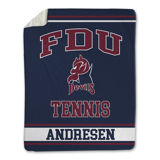 FDU - NCAA Men's Tennis : Jaden Andresen - Blanket-0