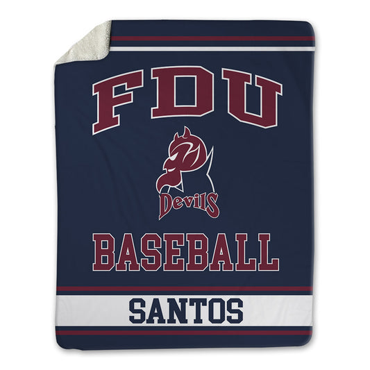 FDU - NCAA Baseball : Aaron Santos - Blanket-0