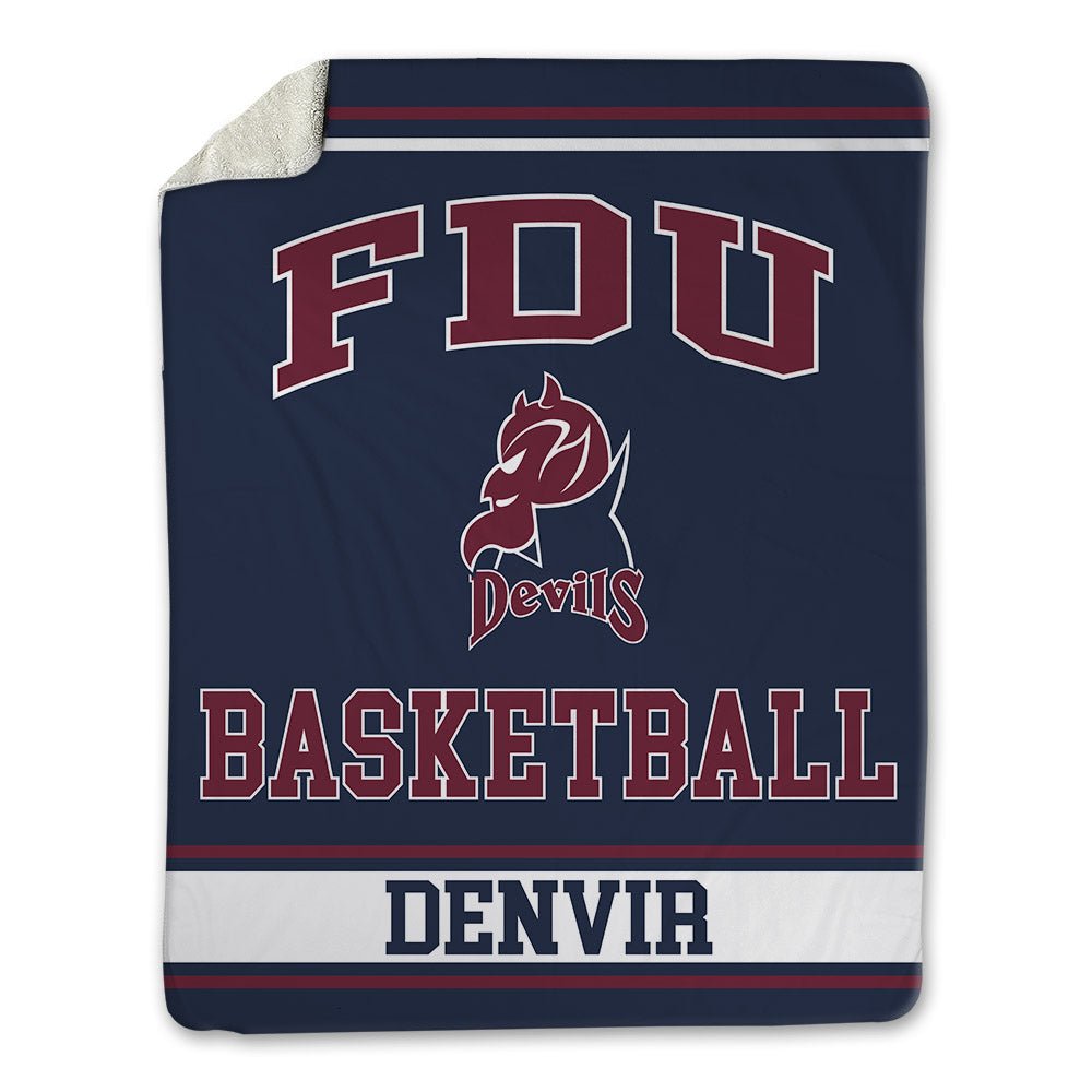 FDU Madison - NCAA Men's Basketball : Frankie Denvir - Blanket-0
