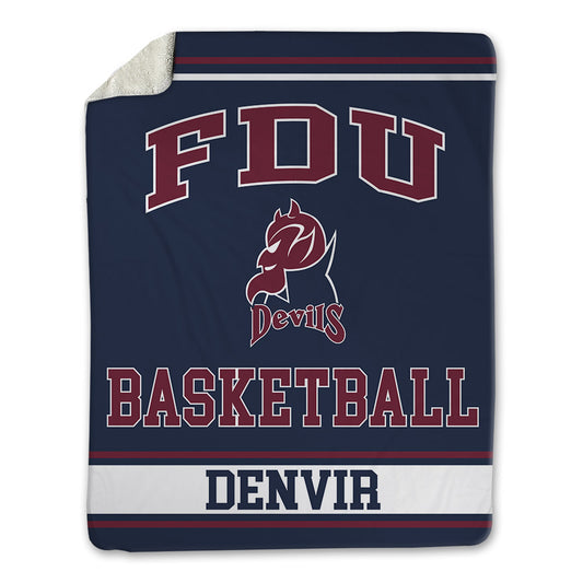FDU Madison - NCAA Men's Basketball : Frankie Denvir - Blanket-0