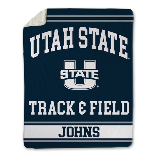 Utah State - NCAA Men's Track & Field : Blake Johns - Blanket-0