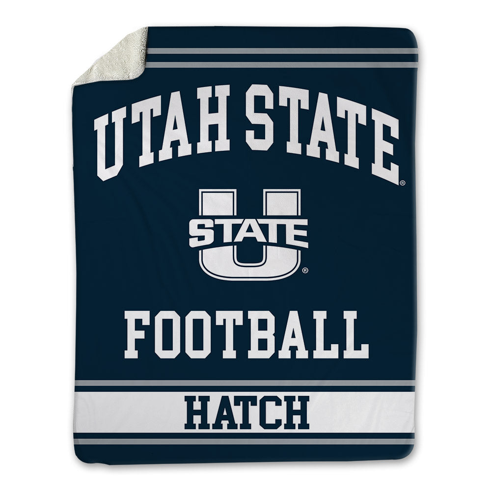 Utah State - NCAA Football : Hyrum Hatch - Blanket-0