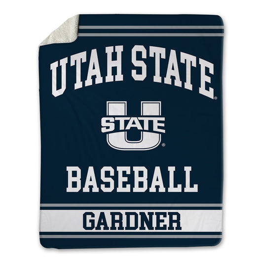 Utah State - NCAA Baseball : Hayden Gardner - Blanket-0