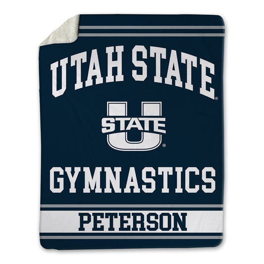Utah State - NCAA Women's Gymnastics : Marley Peterson - Blanket-0