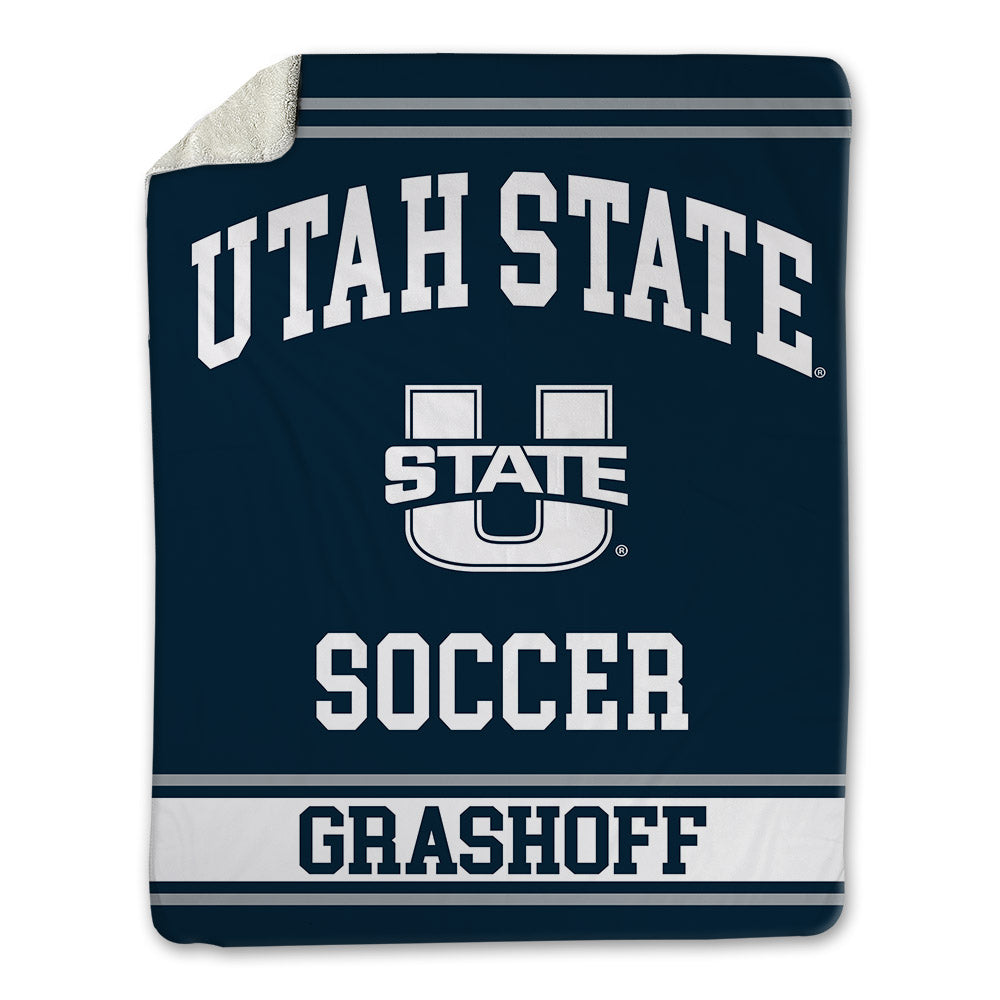Utah State - NCAA Women's Soccer : Allee Grashoff - Blanket-0