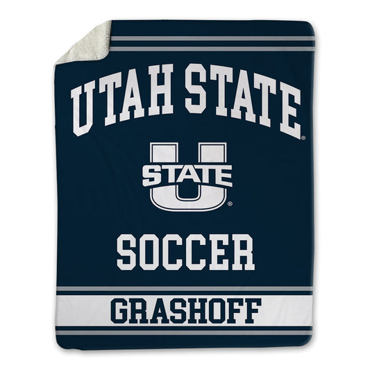 Utah State - NCAA Women's Soccer : Allee Grashoff - Blanket-0