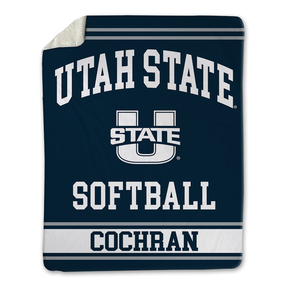 Utah State - NCAA Softball : Kendall Cochran - Blanket-0