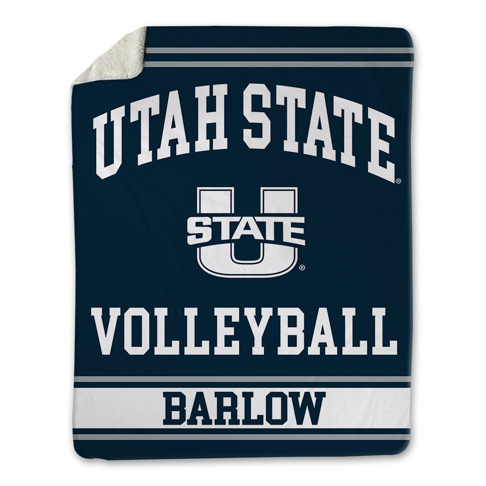 Utah State - NCAA Women's Volleyball : Tierney Barlow - Blanket-0