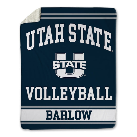 Utah State - NCAA Women's Volleyball : Tierney Barlow - Blanket-0