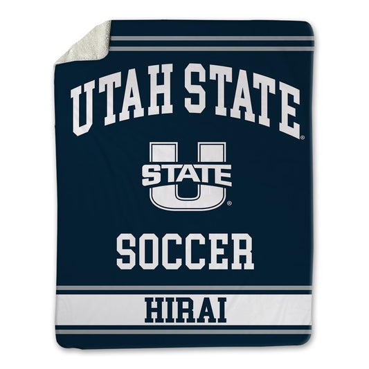 Utah State - NCAA Women's Soccer : kunie hirai - Blanket-0