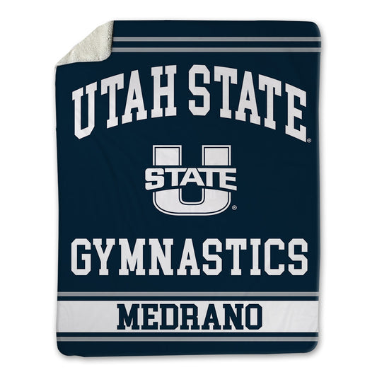 Utah State - NCAA Women's Gymnastics : Kaylie Medrano - Blanket-0