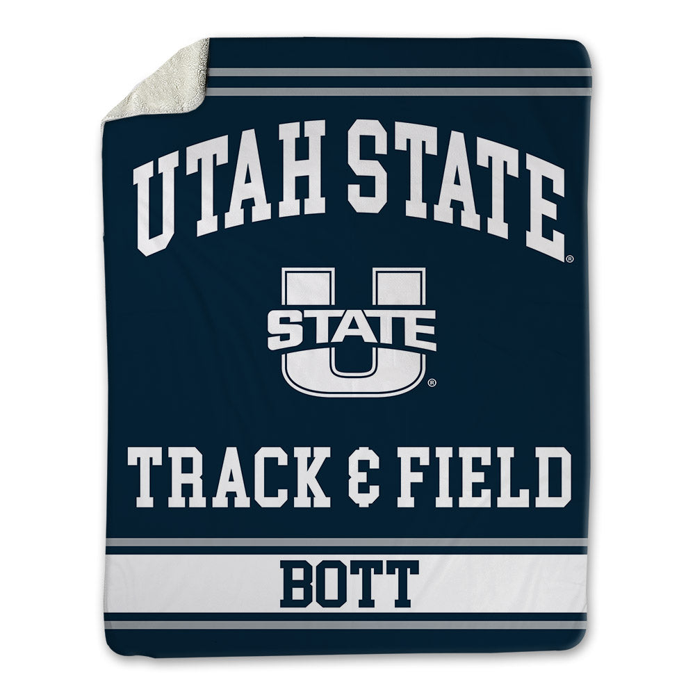 Utah State - NCAA Men's Track & Field : Landon Bott - Blanket-0