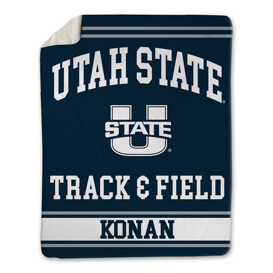 Utah State - NCAA Men's Track & Field : David Konan - Blanket-0