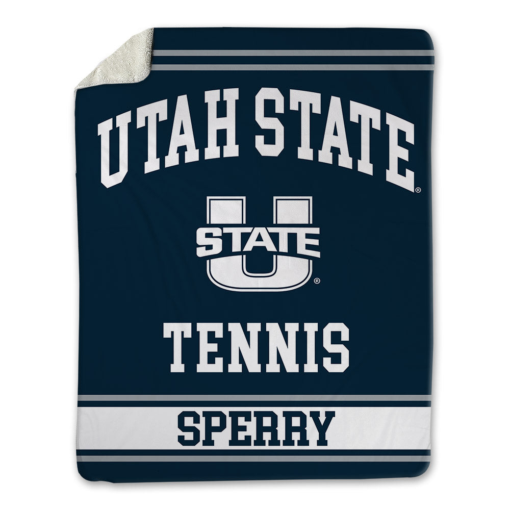 Utah State - NCAA Women's Tennis : Kylee Sperry - Blanket-0