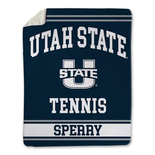 Utah State - NCAA Women's Tennis : Kylee Sperry - Blanket-0