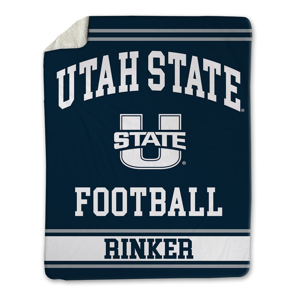 Utah State - NCAA Football : Tanner Rinker - Blanket-0