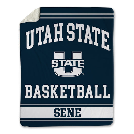 Utah State - NCAA Women's Basketball : Sophie Sene - Blanket-0