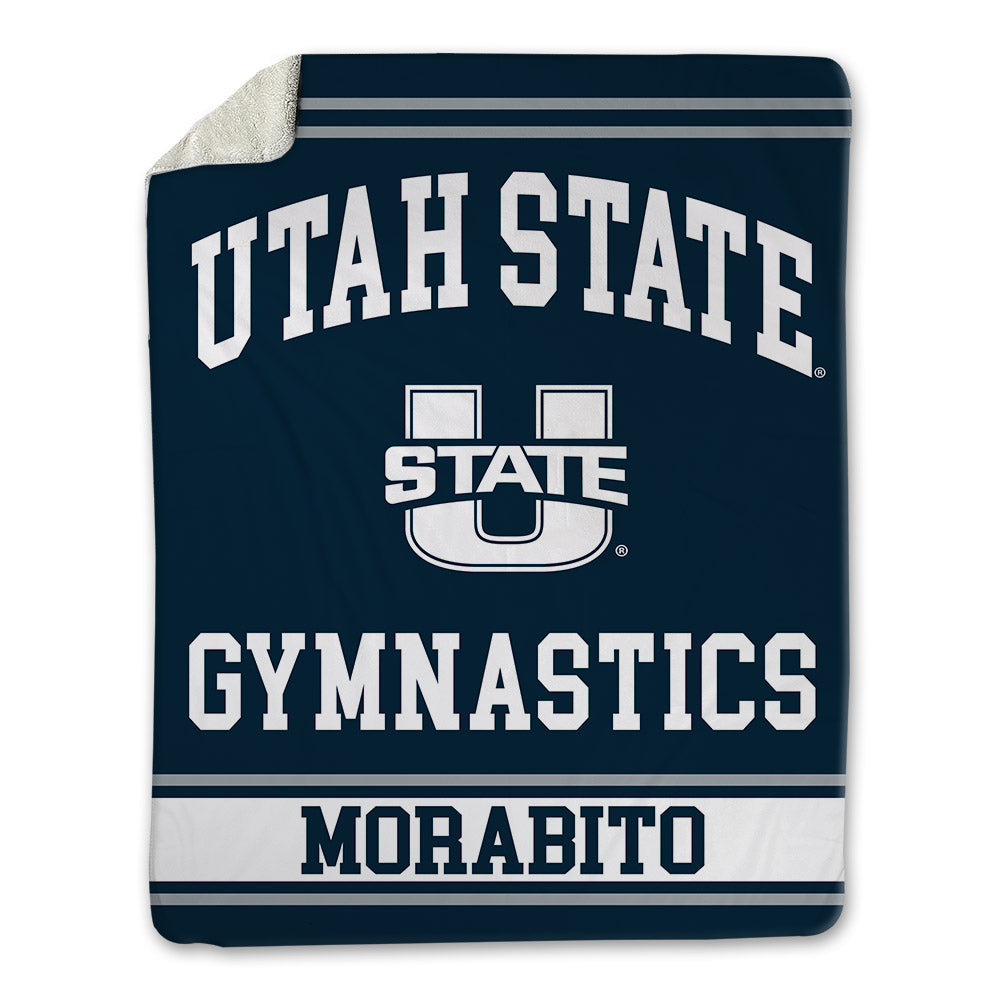 Utah State - NCAA Women's Gymnastics : Nyla Morabito - Blanket-0