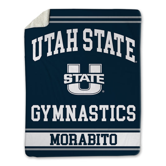 Utah State - NCAA Women's Gymnastics : Nyla Morabito - Blanket-0