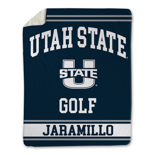 Utah State - NCAA Men's Golf : Esteban Jaramillo - Blanket-0