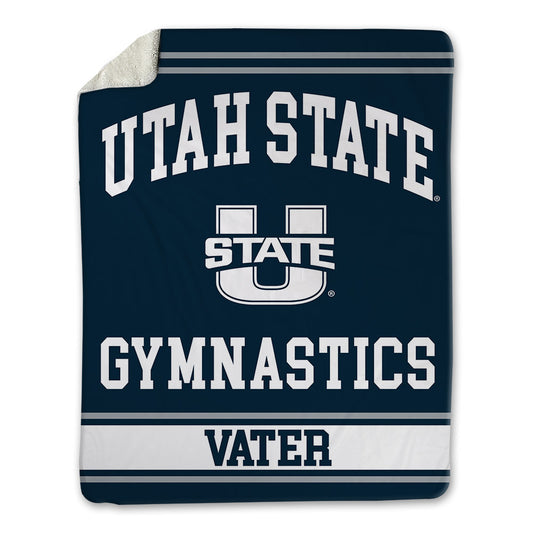 Utah State - NCAA Women's Gymnastics : Isabella Vater - Blanket-0
