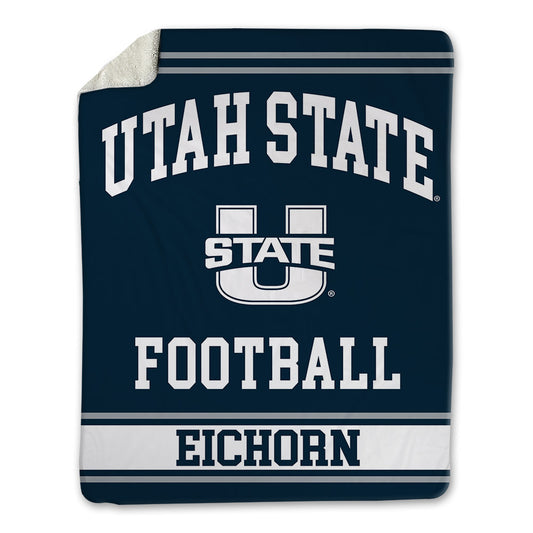 Utah State - NCAA Football : Jake Eichorn - Blanket-0