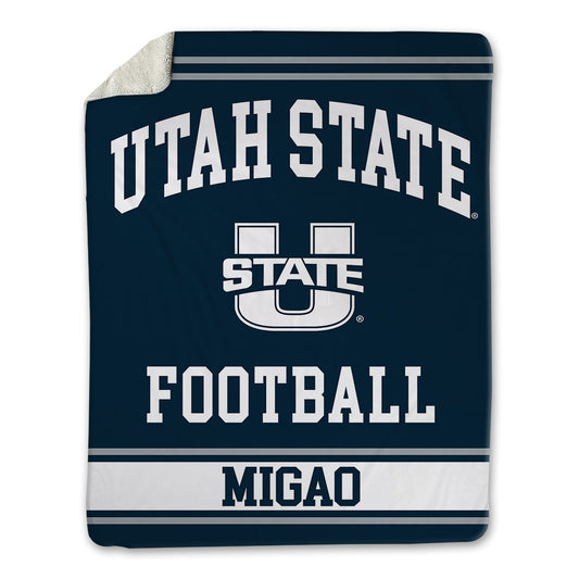Utah State - NCAA Football : Elia Migao - Blanket-0