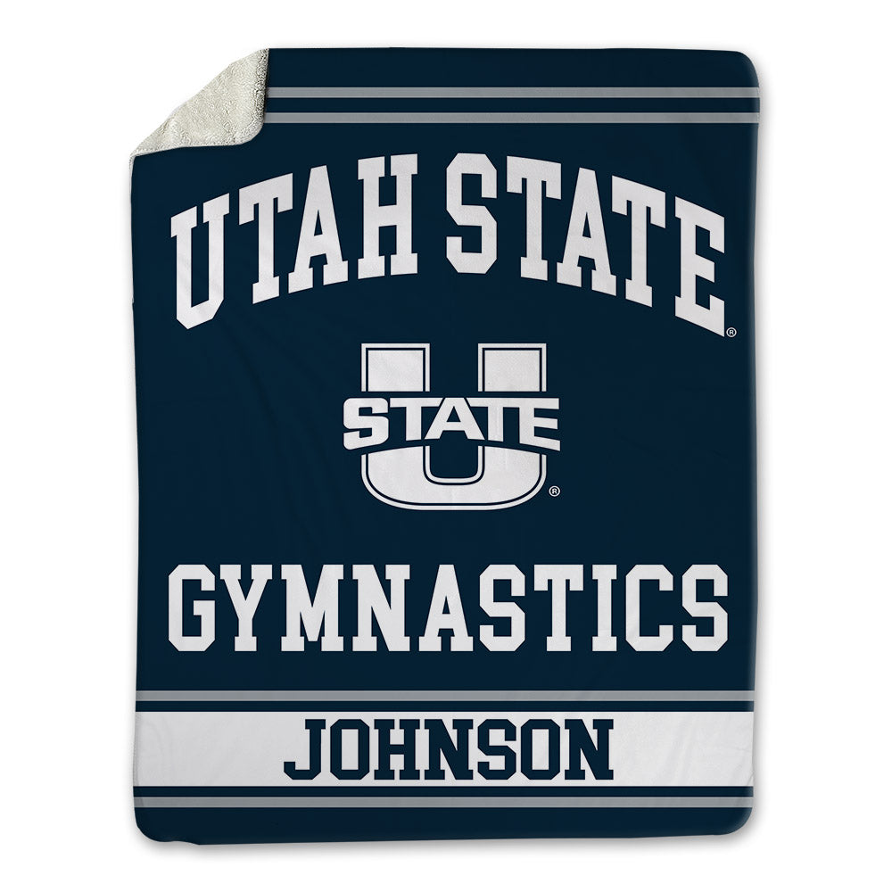 Utah State - NCAA Women's Gymnastics : Brylea Johnson - Blanket-0