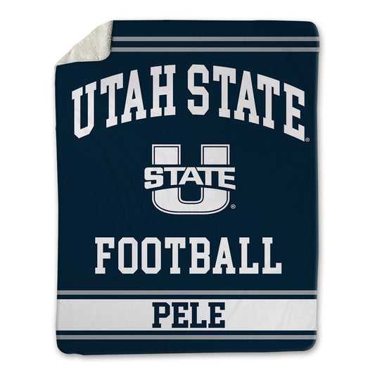 Utah State - NCAA Football : Jared Pele - Blanket-0