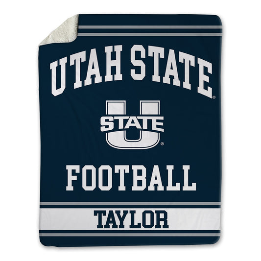 Utah State - NCAA Football : Bryson Taylor - Blanket-0
