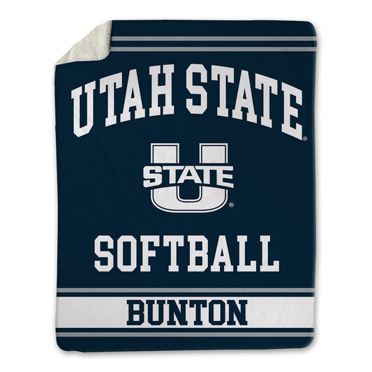 Utah State - NCAA Softball : Alex Bunton - Blanket-0