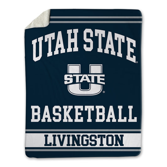 Utah State - NCAA Women's Basketball : Elise Livingston - Blanket-0