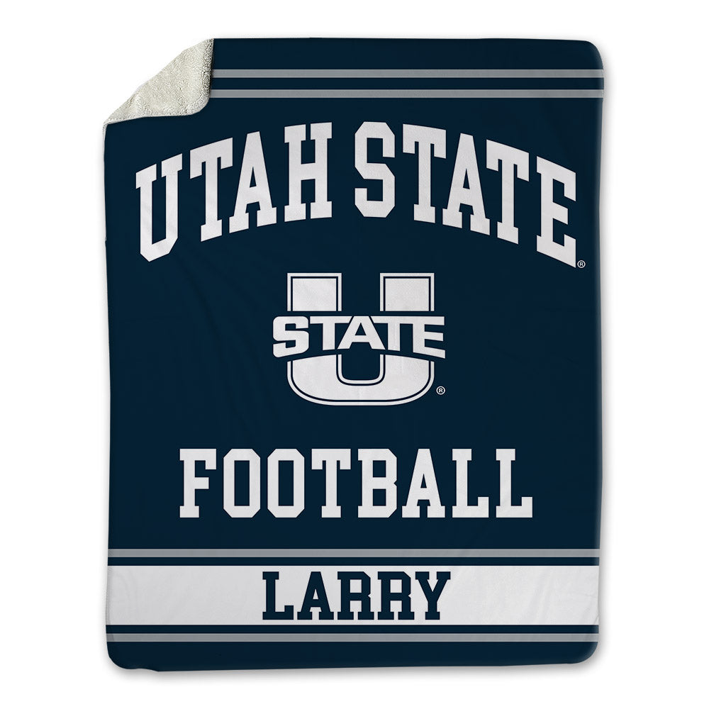 Utah State - NCAA Football : Ravian Larry - Blanket-0