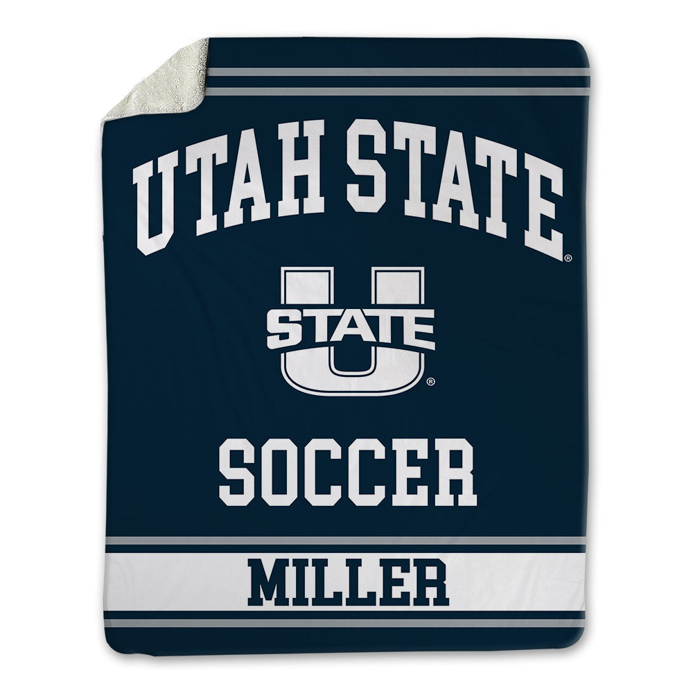 Utah State - NCAA Women's Soccer : Austin Miller - Blanket-0