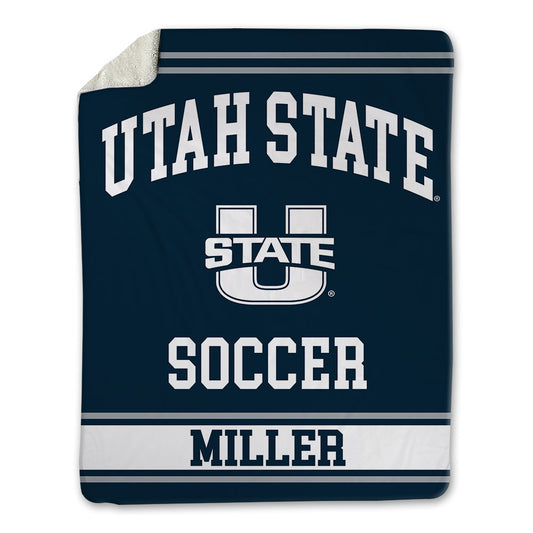 Utah State - NCAA Women's Soccer : Austin Miller - Blanket-0