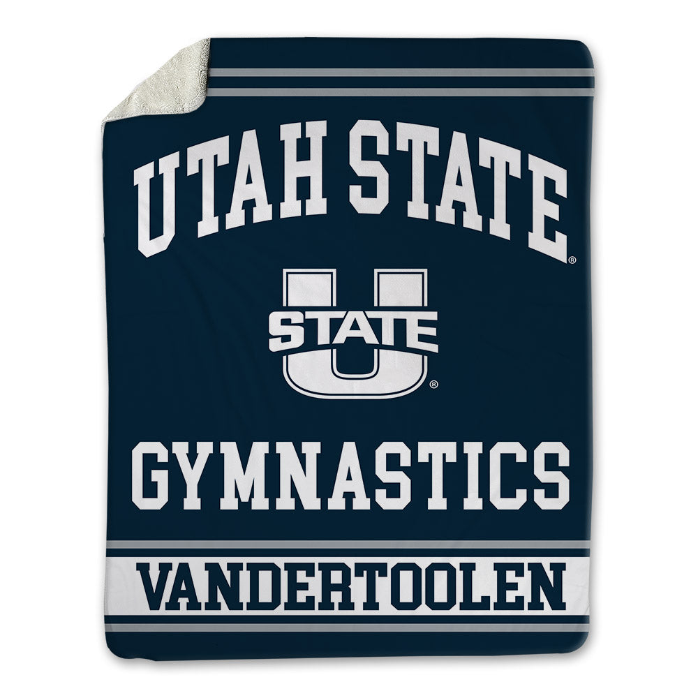Utah State - NCAA Women's Gymnastics : Lundyn VanderToolen - Blanket-0
