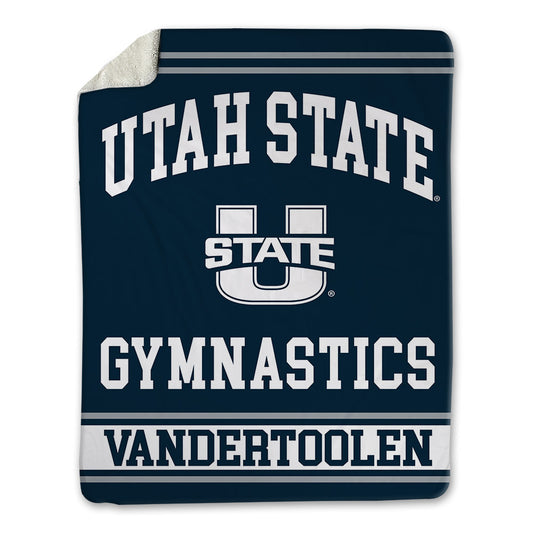 Utah State - NCAA Women's Gymnastics : Lundyn VanderToolen - Blanket-0