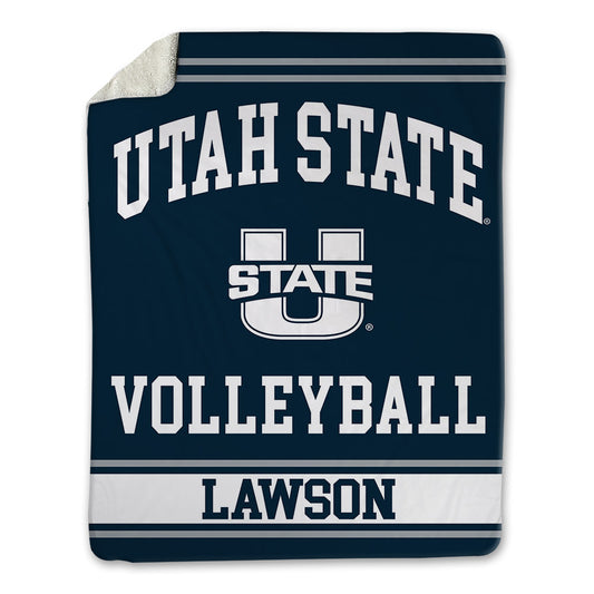 Utah State - NCAA Women's Volleyball : Delaney Lawson - Blanket-0