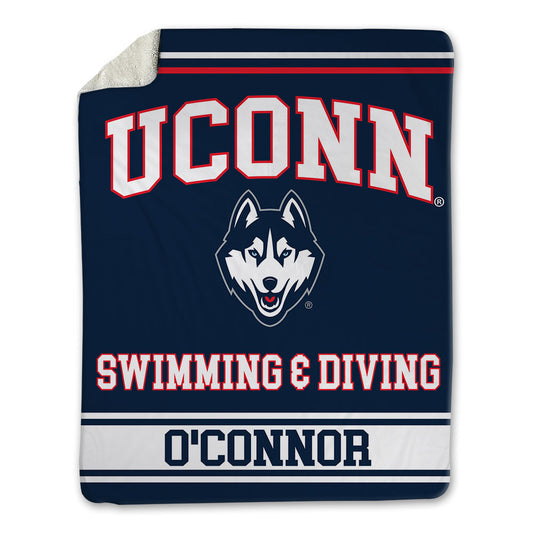 UConn - NCAA Women's Swimming & Diving : Kiersten O'Connor - Blanket-0