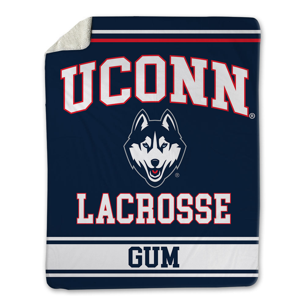 UConn - NCAA Women's Lacrosse : Johannah Gum - Blanket-0