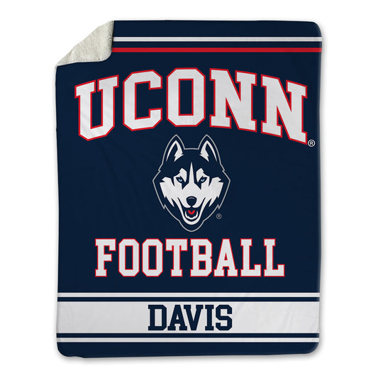 UConn - NCAA Football : Jayden Davis - Blanket-0