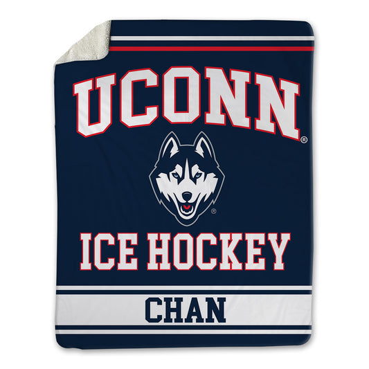 UConn - NCAA Women's Ice Hockey : Tia Chan - Blanket-0
