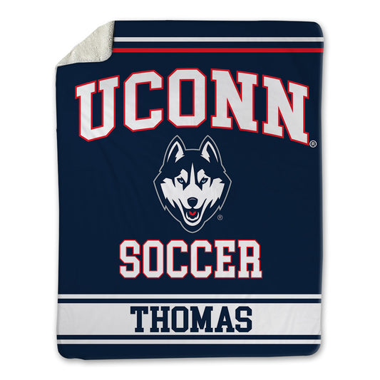 UConn - NCAA Men's Soccer : Mikah Thomas - Blanket-0