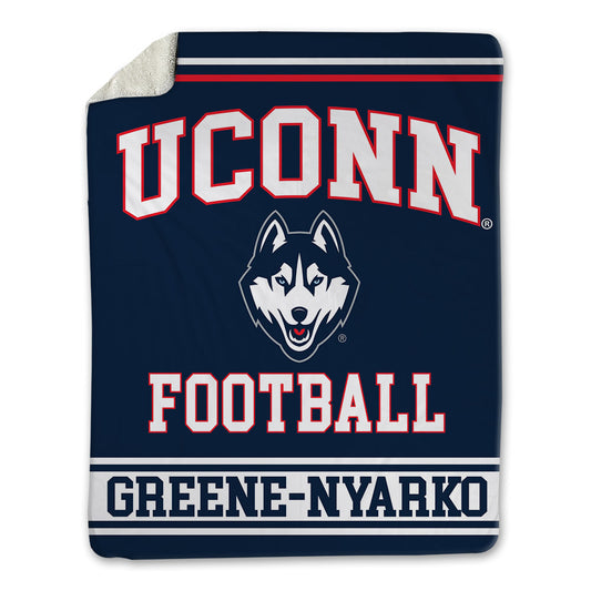 UConn - NCAA Football : Raphael Greene-Nyarko - Blanket-0
