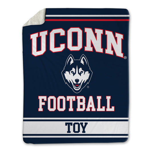 UConn - NCAA Football : Dominic Toy - Blanket-0
