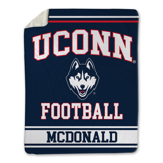 UConn - NCAA Football : Tucker McDonald - Blanket-0