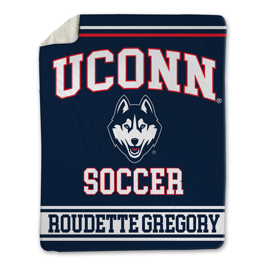 UConn - NCAA Men's Soccer : Khaya Roudette Gregory - Blanket-0