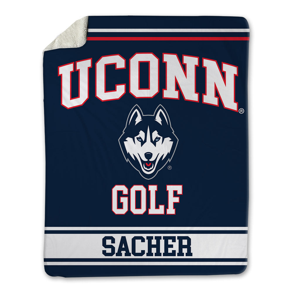 UConn - NCAA Men's Golf : Christopher Sacher - Blanket-0