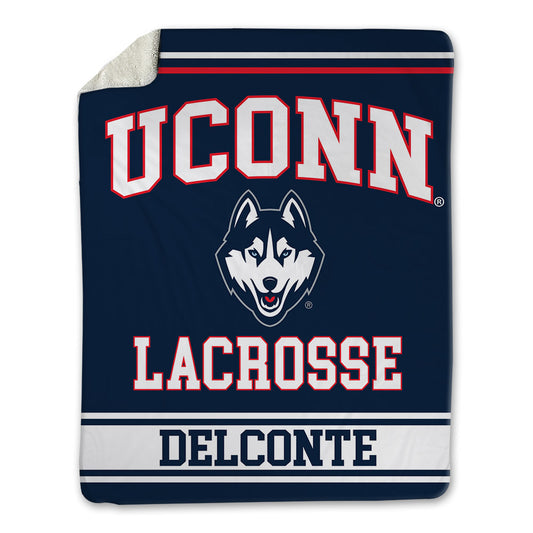 UConn - NCAA Women's Lacrosse : Jessica DelConte - Blanket-0