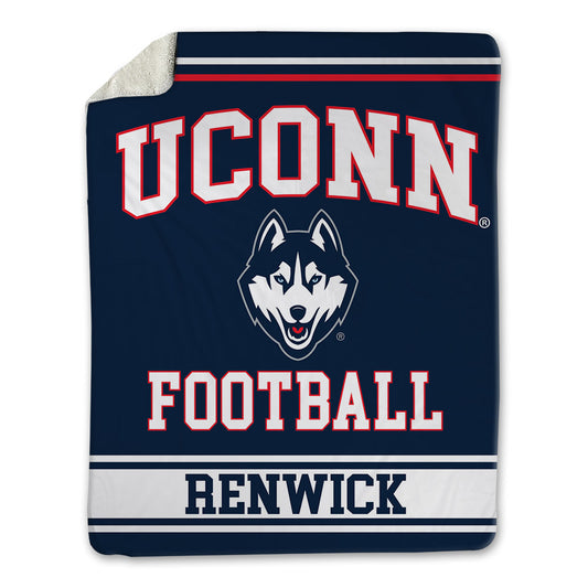 UConn - NCAA Football : Amir Renwick - Blanket-0